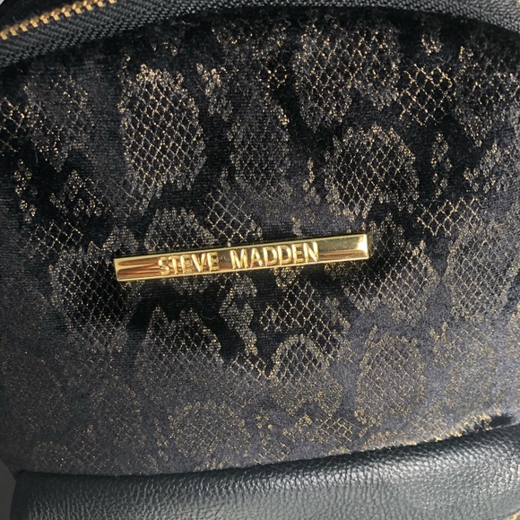 Steve Madden Velvet Mini Backpack - Picture 3 of 7